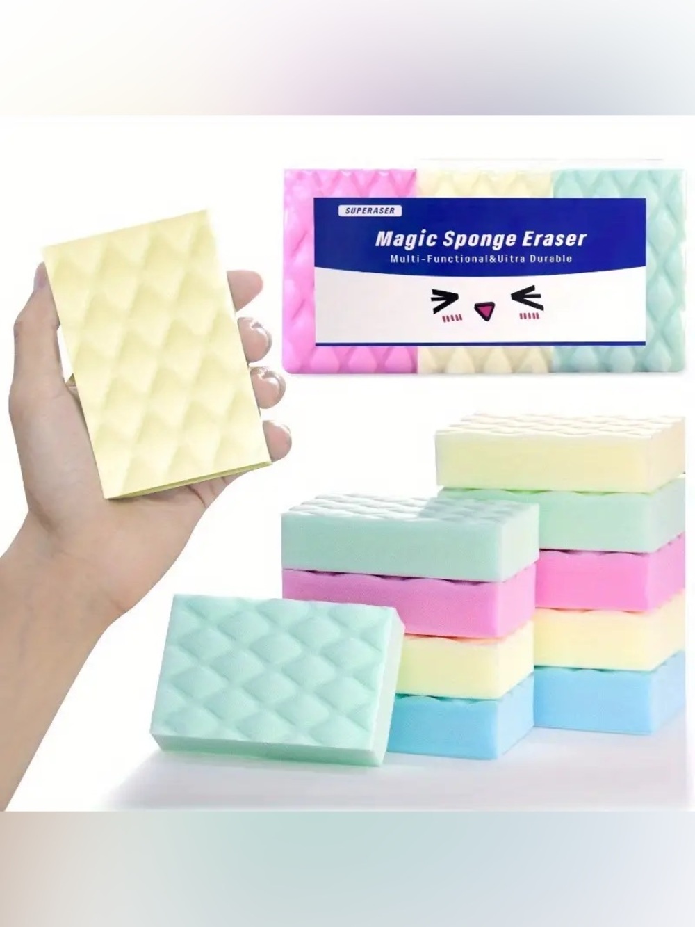 12Pc Super Magic Sponge Eraser - NWT - Picture 2 of 3